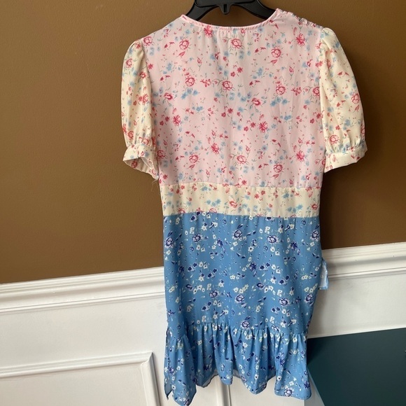 Goodnight Macaroon Floral Dress Size Small Cottagecore Prairie Fairy Flounce - Picture 9 of 12